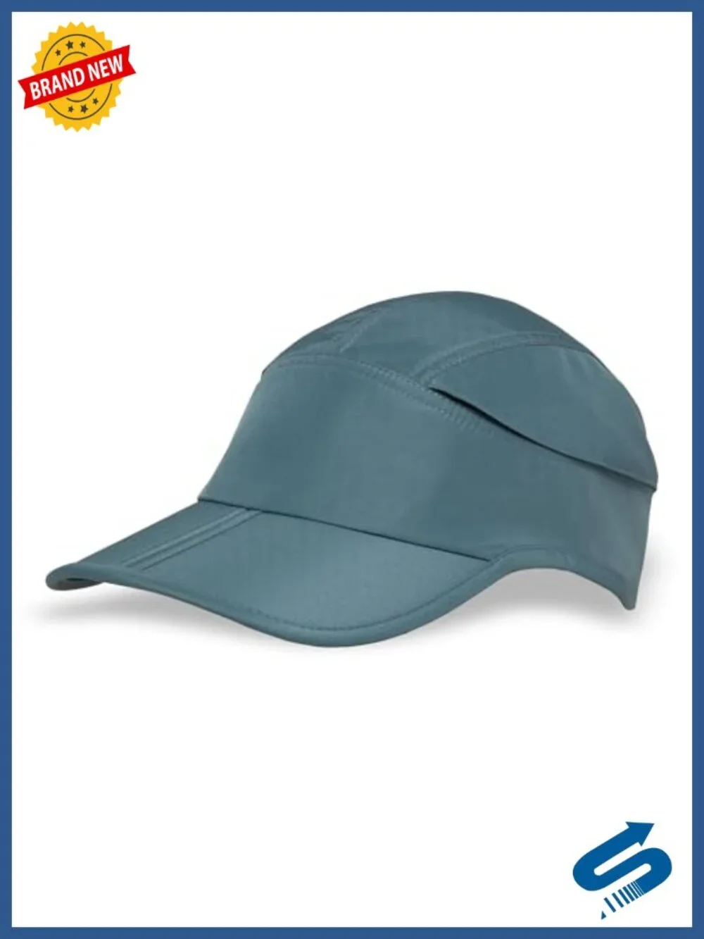 UPF 50+ Recycled Polyester Packable Baseball Cap with Ventilation